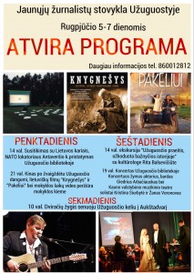 atvira stovyklos programa