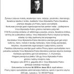 Skelbimas – V. M. Putino premija+